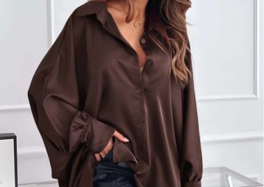 ΠΟΥΚΑΜΙΣΑ ΣΑΤΕΝ - LOOSE - fashionroom - 