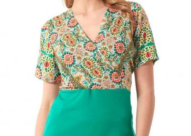 ΠΡΑΣΙΝΗ ΕΘΝΙΚ ΚΡΟΥΑΖΕ ΜΠΛΟΥΖΑ - Anna Raxevsky - 