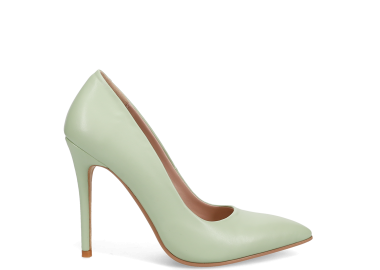 Πράσινη μυτερή γόβα - MIGATO - 