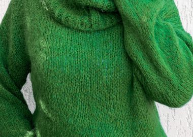 ΠΡΑΣΙΝΗ ΠΛΕΚΤΗ ΜΠΛΟΥΖΑ- LOUIS - fashionroom - 