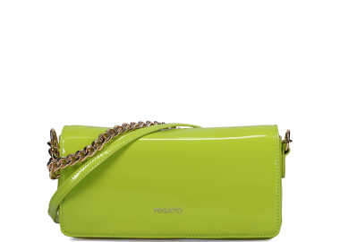 Πράσινη τσάντα ώμου λουστρίνι - MIGATO - 