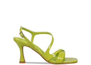 Πράσινο λουστρινένιο πέδιλο - MIGATO - 
