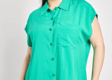 PRBT Αμάνικο πουκάμισο όψη λινό -  - 