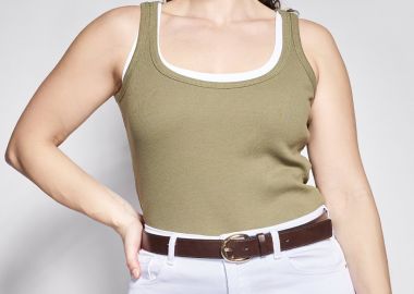 PRBT Βαμβακερό Φανελάκι ριπ -  - 