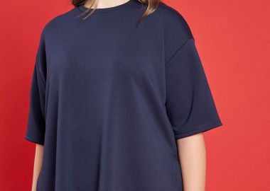 PRBT soft touch oversized φούτερ T-shirt -  - 