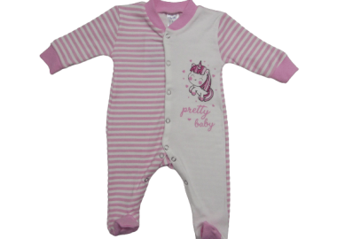 PRETTY BABY ΒΡΕΦΙΚΟ ΒΑΜΒΑΚΕΡΟ ΦΟΡΜΑΚΙ 1549 - ροζ ΡΟΖ - PRETTY BABY - 