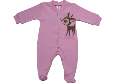 PRETTY BABY ΒΡΕΦΙΚΟ ΒΑΜΒΑΚΕΡΟ ΦΟΡΜΑΚΙ 1551 - ροζ ΡΟΖ - PRETTY BABY - 