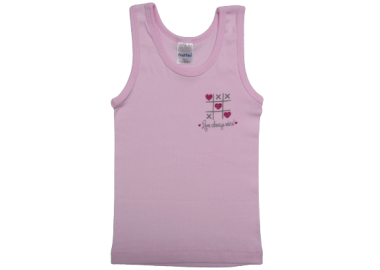 PRETTY BABY ΠΑΙΔΙΚΟ ΑΜΑΝΙΚΟ ΦΑΝΕΛΑΚΙ LOVE 1441 – ροζ ΡΟΖ - OEM - 