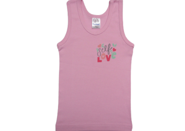PRETTY BABY ΠΑΙΔΙΚΟ ΑΜΑΝΙΚΟ ΦΑΝΕΛΑΚΙ SELF LOVE 1439 – ροζ ΡΟΖ - OEM - 