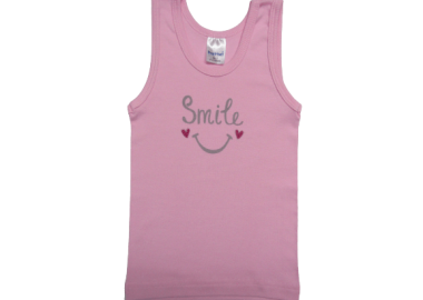PRETTY BABY ΠΑΙΔΙΚΟ ΑΜΑΝΙΚΟ ΦΑΝΕΛΑΚΙ SMILE 1442 – ροζ ΡΟΖ - OEM - 