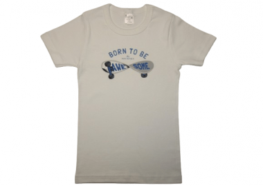 PRETTY BABY ΠΑΙΔΙΚΟ ΚΟΝΤΟΜΑΝΙΚΟ ΦΑΝΕΛΑΚΙ 1930 – λευκό ΛΕΥΚΟ - PRETTY BABY - 