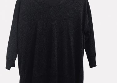 Primaeu γυναικεία μπλούζα με λαμπερή πλέξη - SOU - 