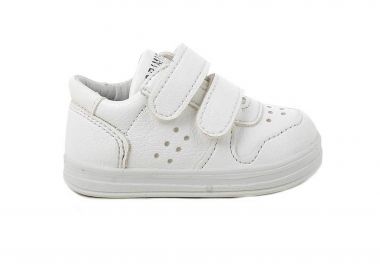 Primigi βρεφικά sneakers με διπλό velcro (20-24) - 1355500 Λευκό - PRIMIGI - 