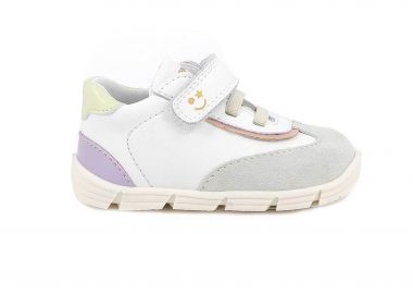 Primigi βρεφικά sneakers με velcro και ελαστικά κορδόνια (20-24) - 1404011 Λευκό - PRIMIGI - 