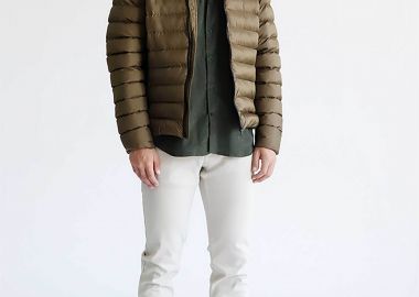Prince Oliver ανδρικό τζιν παντελόνι πεντάτσεπο Comfort Slim Fit - 10582004 Εκρού - PRINCE OLIVER - 