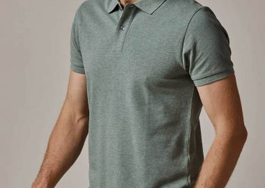 Profuomo ανδρική κοντομάνικη μπλούζα πόλο πικέ Regular Fit - PPXD10019K Πράσινο Ανοιχτό - PROFUOMO - 