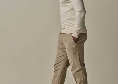 Profuomo ανδρικό chino παντελόνι Relaxed Fit - PP2Q00004B Μπεζ - PROFUOMO - 