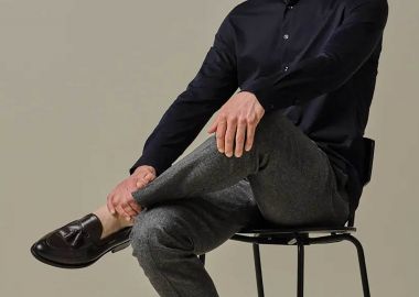 Profuomo ανδρικό πουκάμισο μονόχρωμο Slim Fit - PP2H00008C Μπλε Σκούρο - PROFUOMO - 