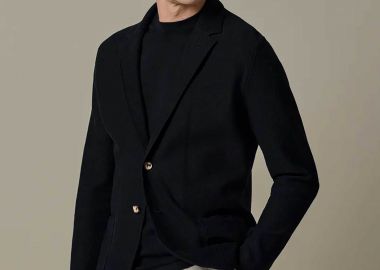 Profuomo ανδρικό σακάκι textured Regular Fit - PPXP10011A Σκούρο Μπλε - PROFUOMO - 