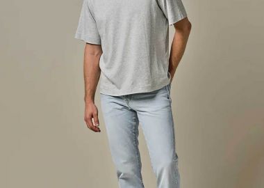 Profuomo ανδρικό τζιν παντελόνι πεντάτσεπο Relaxed Fit - PPWQ10040A Μπλε Ανοιχτό - PROFUOMO - 