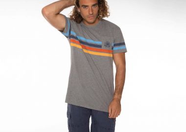 PROTEST ALMONDO T-SHIRT ΓΚΡΙ - PROTEST - 