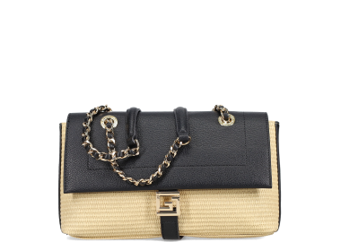 Ψάθινη τσάντα ώμου - GAUDI - 