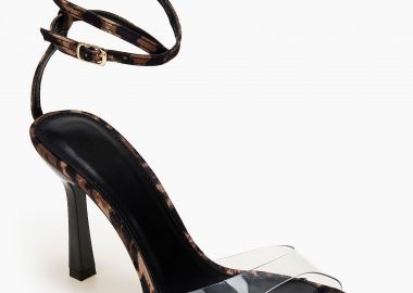 Ψηλά πέδιλα με διαφάνεια - Λεοπάρ - Issue - 