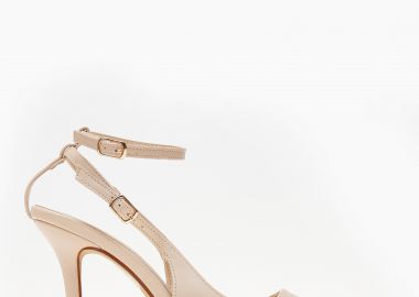 Ψηλές γόβες με ανοίγματα - Μπεζ - Issue - 