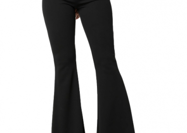 Ψηλόμεση Παντελόνα Καμπάνα Μαύρη - Amelie's - 