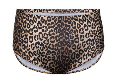 Ψηλόμεσο bikini-slip σε leopard χρώμα -  - 