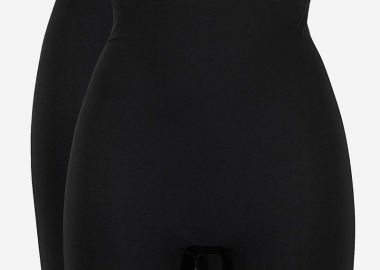 Ψηλόμεσο λαστέξ 1+1 σε μαύρο χρώμα -  - 