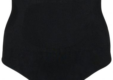 Ψηλόμεσο στρινγκ λαστέξ σε μαύρο χρώμα -  - 