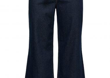 Ψηλόμεσο Wide Leg Τζιν Παντελόνι με Ζώνη -  - 