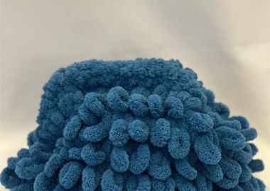 PUFFY CLUTCH BAG ΜΕ ΦΟΔΡΑ (ΠΕΤΡΟΛ) - SOU - 