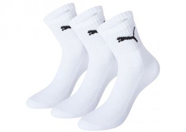Puma 906110-04 Αθλητικές Κάλτσες Λευκές 3 Ζεύγη - Puma - 