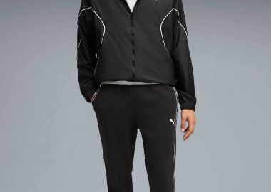 Puma ανδρικό παντελόνι φόρμας με λογότυπο και λάστιχο στο κάτω μέρος 