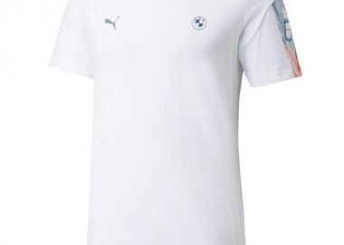 Puma Ανδρικό T-shirt Λευκό με Στάμπα 531183-02 - Puma - 