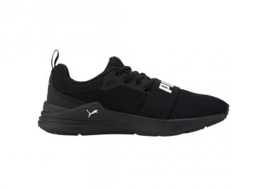 Puma Αθλητικά Παιδικά Παπούτσια Running Wired Run Μαύρα 374214-01 - Puma - 