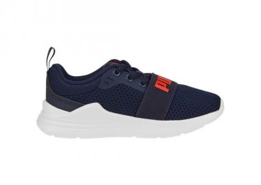 Puma Αθλητικά Παιδικά Παπούτσια Running Wired Run Navy Μπλε 374216-21 - Puma - 