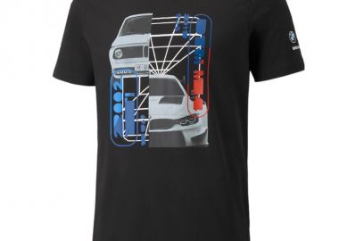 Puma BMW Motorsport Ανδρικό T-shirt Μαύρο με Στάμπα 531194-01 - Puma - 
