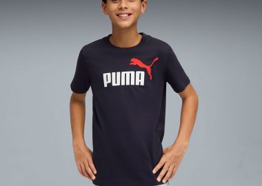 PUMA BOY'S ESS 2 COLOR NO.1 LOGO T-SHIRT ΜΠΛΕ - PUMA - 