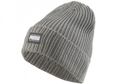 Puma Classic Beanie Ανδρικός Σκούφος με Rib Πλέξη σε Γκρι χρώμα 024038-03 - Puma - 