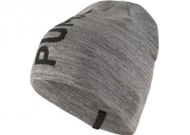 Puma Classic Cuffless Beanie Unisex Σκούφος Πλεκτός σε Γκρι χρώμα 023433-05 - Puma - 