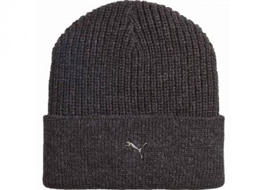 Puma Classics Beanie Unisex Σκούφος Πλεκτός σε Γκρι χρώμα 024874-01 - Puma - 