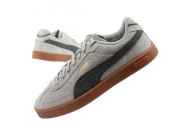 Puma Club II Era men's sports shoes leather sneakers gray - Puma - 