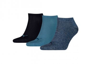 Puma Denim 906807-16 Αθλητικές Κάλτσες Πολύχρωμες 3 Ζεύγη - Puma - 