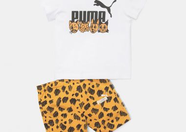 PUMA ESS+ PUMA MATES INFANTS SET ΑΣΠΡΟ - PUMA - 
