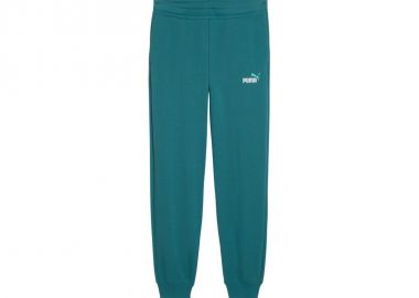 Puma ESS 2 Color No 1 Logo Kids Pants Green 693892 41 - Puma - 