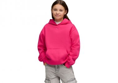 Puma ESS Centered Cat Logo Relaxed Hoodie for Kids Fuchsia 692973 59 - Puma - 