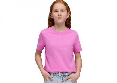 Puma ESS Centered Cat Logo Tee for kids pink 692972 74 - Puma - 